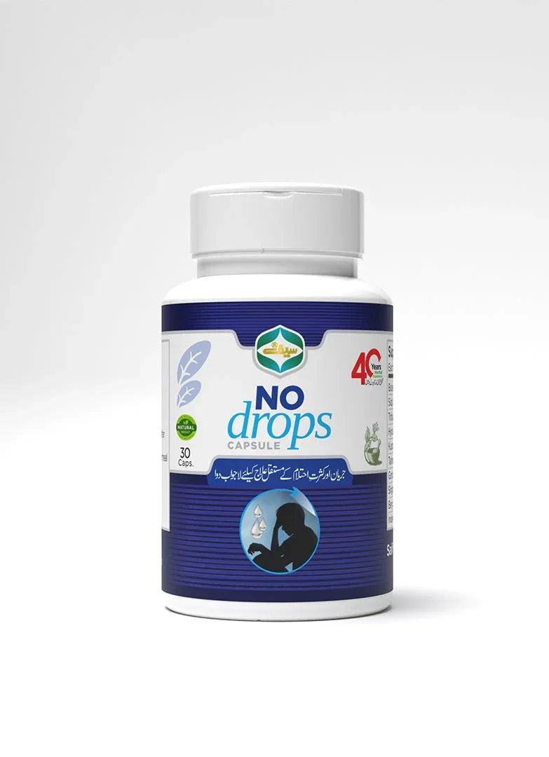 No Drops Capsules: Premium Herbal Vitality Support Formula - Saif Dawkhana