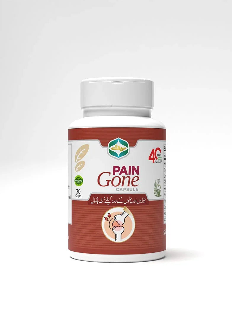 Pain Gone Capsules: Your Natural Solution for Joint and Muscle Pain - Saif Dawkhana
