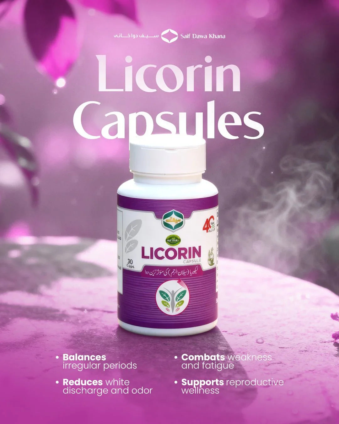 Licorin Capsules - Saif Dawkhana