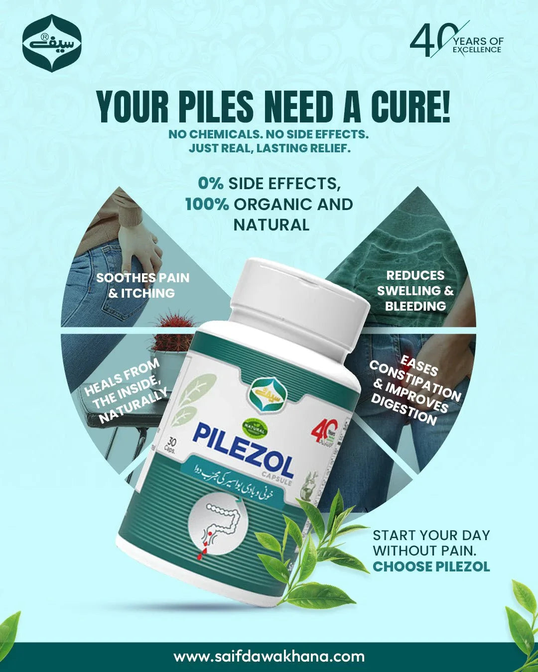 Pilezol Capsules - Saif Dawkhana